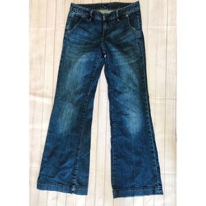 GAP Factory Dark Wash Flare Jeans Size 4
